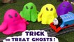 4 Halloween Ghosts with Thomas and Friends and the Funny Funlings as they play Hide and Seek with Surprise Eggs in this Spooky Challenge Family Friendly Full Episode English Toy Story for Kids