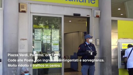 Il primo giorno della fase 2  a Palermo