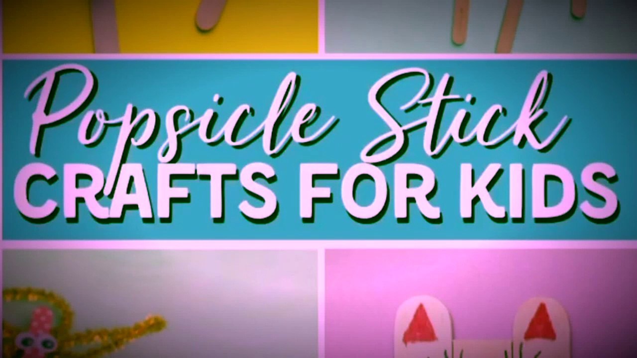 Popsicle stick craft - how to engage kids at home