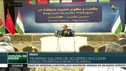 Irán responderá con dureza si EE.UU. extiende embargo de armas