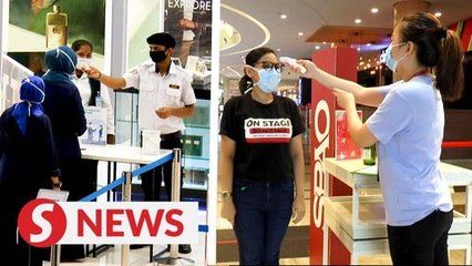 Shopping mall operates under the new norm