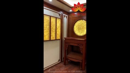 Phòng thờ của gia đình anh Hiệu- Vinhomes Hải Phòng
