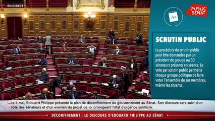 Déconfinement : le Sénat rejette le plan du gouvernement