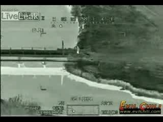 US army VS insurgés irakiens: apache cam compilation