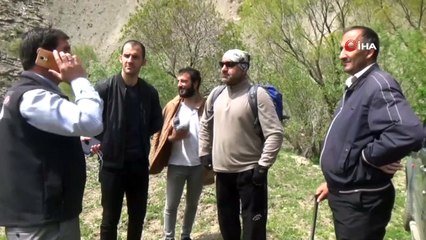 Pancar toplarken ayağı kırılan vatandaş dağda mahsur kaldı