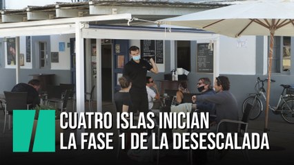 Cuatro islas españolas comienzan hoy la fase 1 de la desescalada