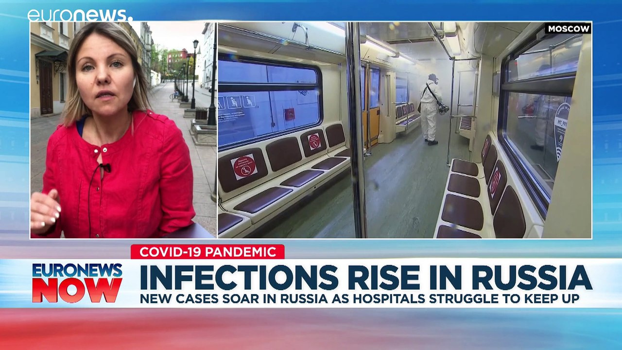 Coronavirus: Russia hits new daily COVID-19 record as hospitals struggle to cope