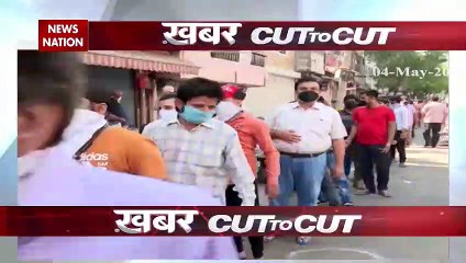 शराब के लिए लगी लंबी-लंबी लाइनें