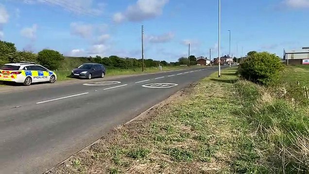 A Second World War bomb has been discovered close to the main Sunderland-Hartlepool-Middlesbrough railway line, near Blackhall, on Monday, May 4.