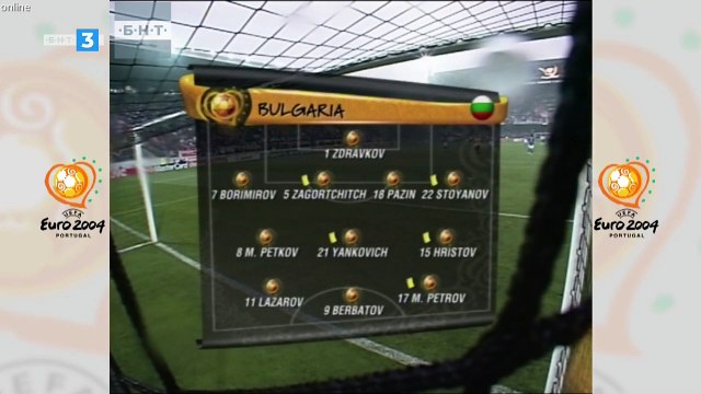 Италия - България Евро 2004 първо полувреме / Italy - Bulgaria UEFA Euro 2004 first half