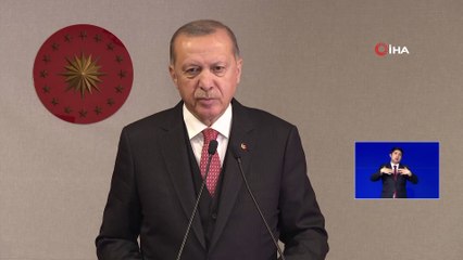 Cumhurbaşkanı Erdoğan: “İlk etapta bu geceden itibaren 7 ilimiz için giriş çıkış sınırlamasını bitiriyoruz.'