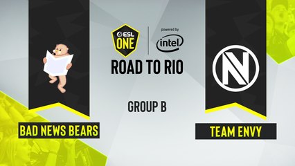CSGO - Team Envy vs. Bad News Bears [Dust2] Map 2 - ESL One Road to Rio - Group B - NA