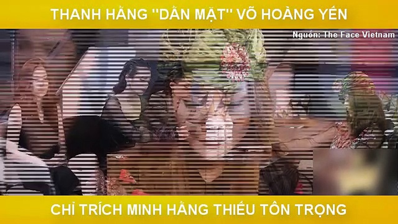 VÕ HOÀNG YẾN, CHỈ TRÍCH MINH HẰNG THIẾU TÔN TRỌNG