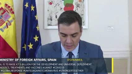 La comunidad internacional recauda 7.400 millones contra la Covid-19