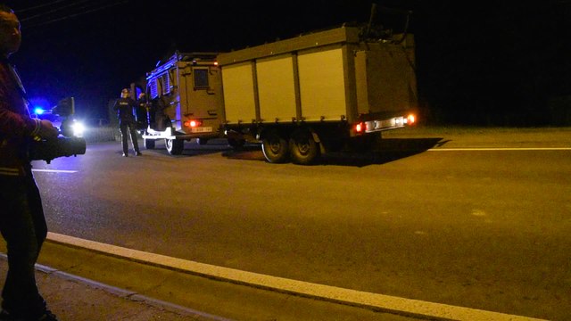 Momignies: arrivée des unités spéciales de la police fédérale (04.05.20)