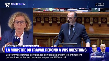 Muriel Pénicaud: "Tous les secteurs qui ne peuvent pas opérer continueront à bénéficier du chômage partiel"