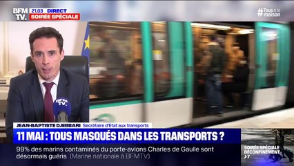 Jean-Baptise Djebbari annonce des amendes pour ceux qui ne portent pas de masque dans les transports