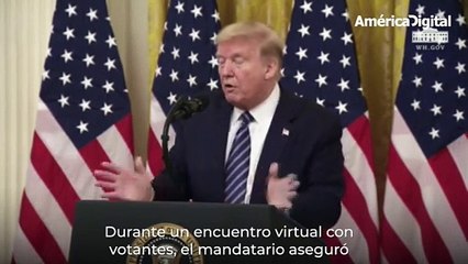 Trump confía que EE.UU. desarrolle la vacuna contra coronavirus a finales de este año