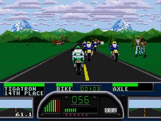 Let´s Play Road Rash 2 (SEGA) - LEVEL 3 - RACE 1 - ALASKA - No Commentary