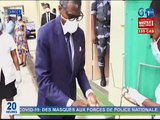 RTG / Covid 19 - Don de masques aux forces de police nationale par le ministre d’Etat
