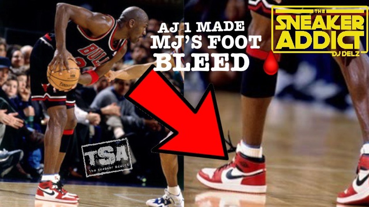 Michael Jordan Says The Air Jordan 1 Sneaker Made his Feet BLEED on The