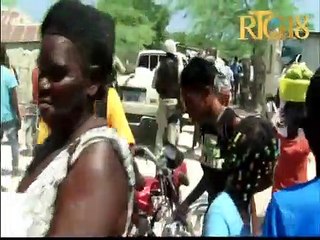 Gouvènman distribiye diri mas nan plizyè zòn nan Lagonav.