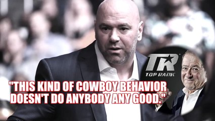 Bob Arum blasts UFC's Dana White for "cowboy behavior" during pandemic