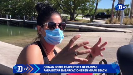 Opinan sobre reapertura de rampas para botar embarcaciones en Miami Beach