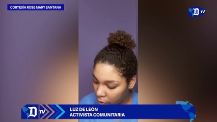 Joven dominicana denuncia grave situación por fuego  de varios días