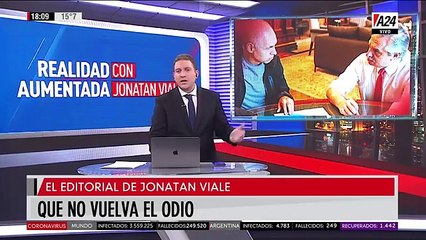 "Que no vuelva el odio": el editorial de Jonatan Viale