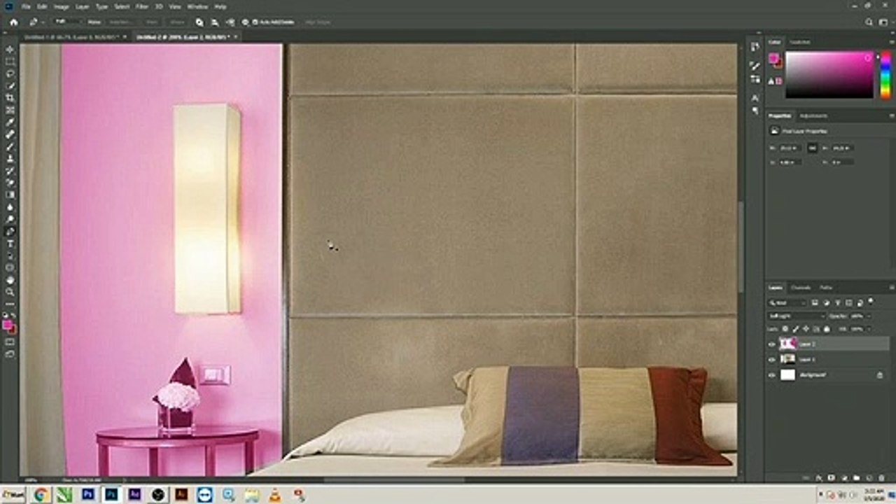 How To Change Wall Paint Color In Photoshop - How To Change Wall Color In Adobe Photoshop