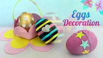 Egg Decoration - How to decorate Easter eggs - DIY Easter Ideas - #Easter craft ideas - Kids Craft
