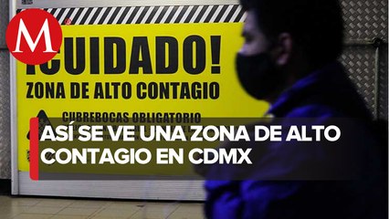 Recorrido por zonas de alto contagio de covid-19 en CdMx