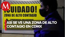 Recorrido por zonas de alto contagio de covid-19 en CdMx