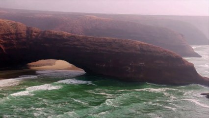 Morocco seen from the sky: Agadir, Tiznit, Guelmim and Amtoudi.