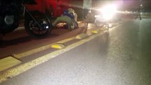 Jovem fica ferida após sofrer queda de bicicleta na Avenida Tito Muffato