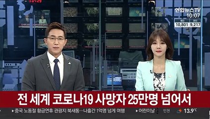 전 세계 코로나19 사망자 25만명 넘어서