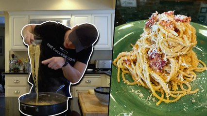 Pantry Pasta Carbonara | The Quarantine Cook