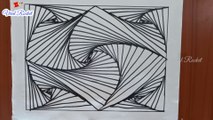 Spiral Drawing / Breathtaking 3D Pattern / Satisfying Line Illusion / Art Therapy / Viral Rocket