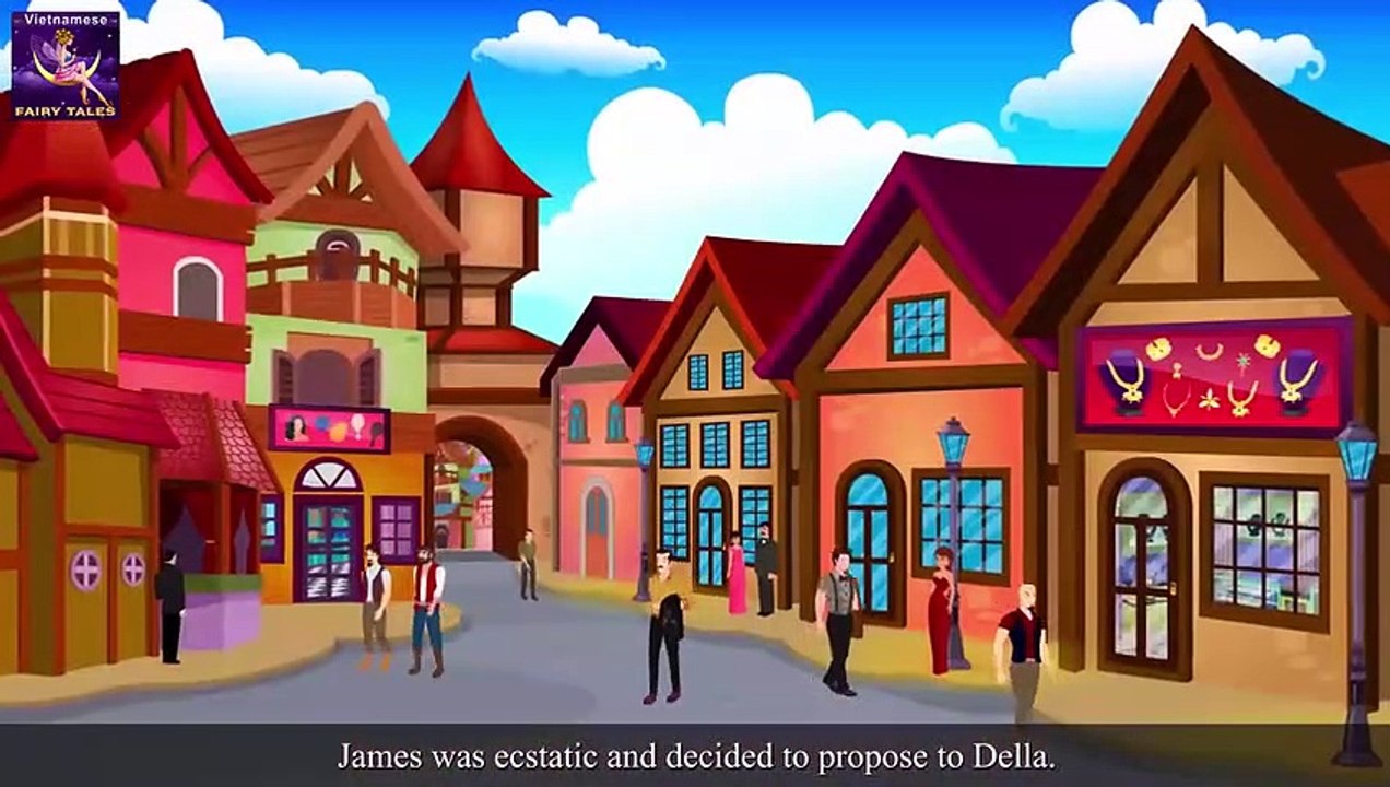 Mon Qua Giang Sinh -  Gift of Magi Story   Truyện cổ tích việt nam