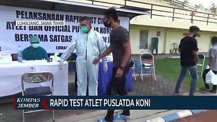 Atlet Puslatda KONI Jalani Rapid Test