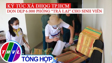Làm vệ sinh 6.000 phòng KTX ĐHQG TP.HCM "trả lại" cho sinh viên