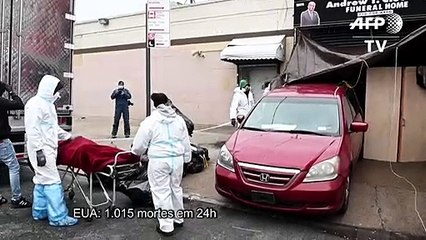 Cai óbitos por Covid-19 nos EUA