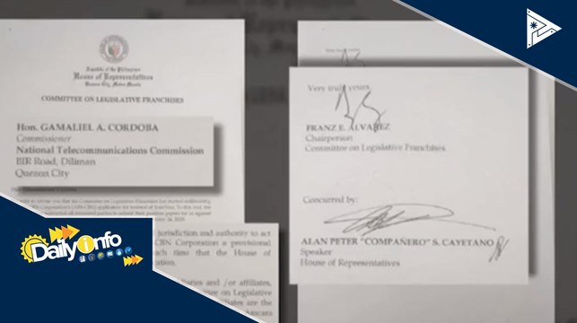 SolGen. Calida, may babala sa NTC ukol sa pagbibigay ng provisional authority sa ABS-CBN