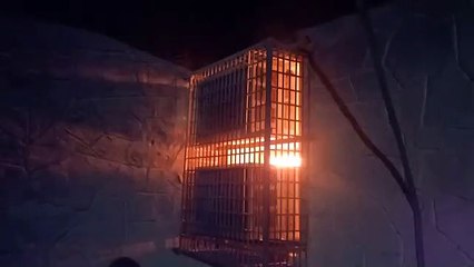 शॉर्टसर्किट से बैंक में लगी आग