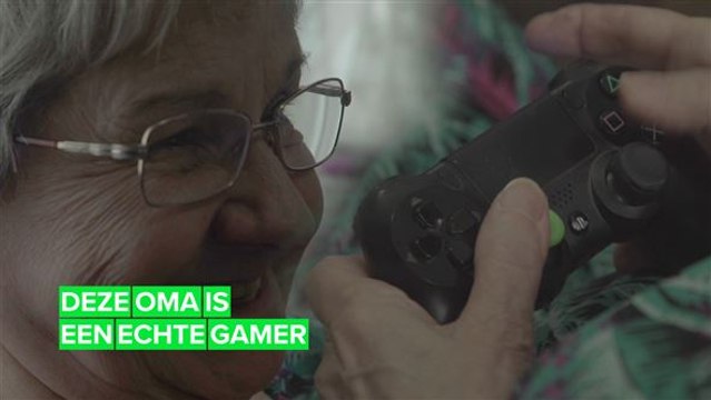 Deze oma weet hoe ze moet gamen!