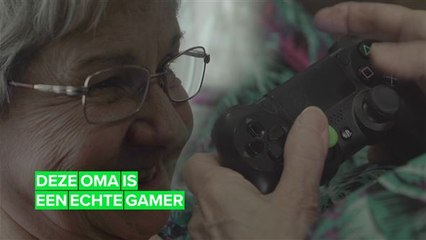 Deze oma weet hoe ze moet gamen!