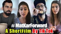 VIRAL!! Virat Kohli joins Kriti Sanon, Ayushmann and Sara in TikTok’s 'Mat kar forward' campaign