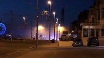 Fire on Blackpool Prom