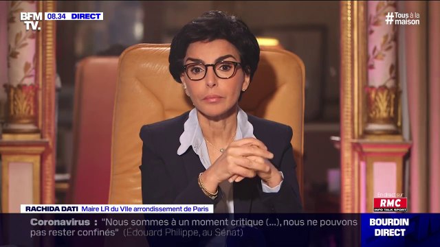 Rachida Dati: On aurait pu profiter de ce confinement pour nettoyer Paris